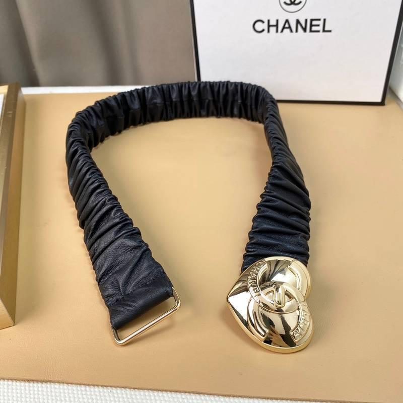 Chanel Calfskin CC Heart Coco In Love Women Belt &