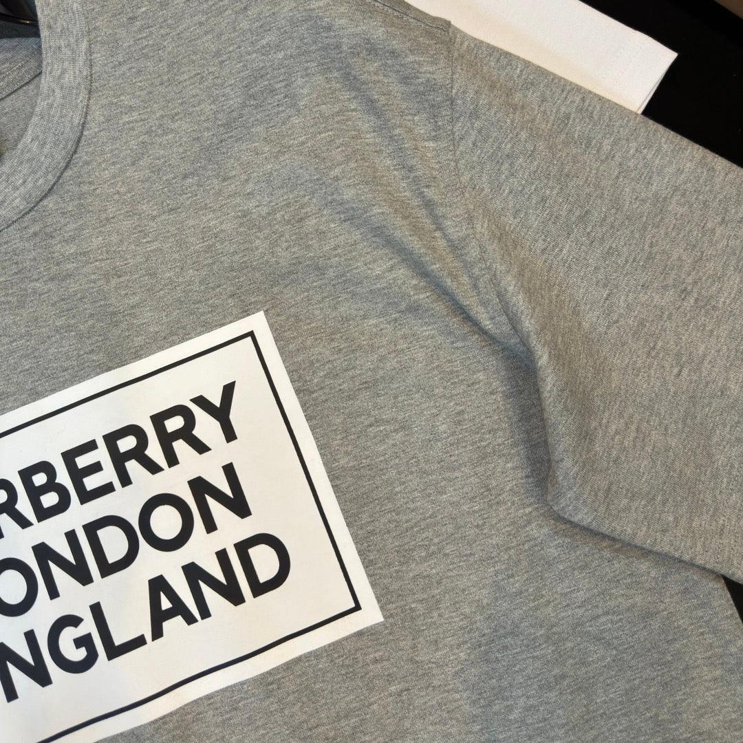 Burberry Grey T-Shirt Without Collar
