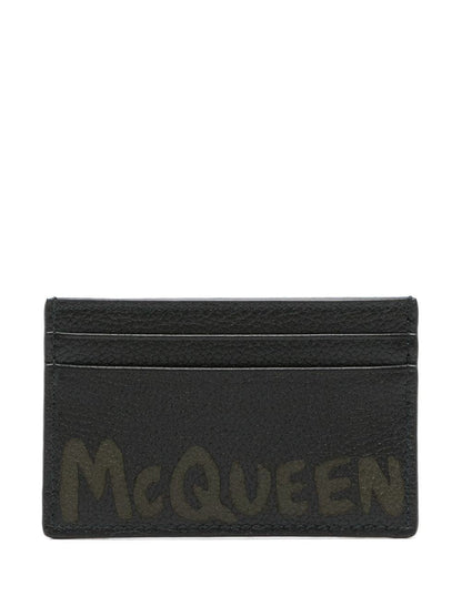 ALEXANDER MCQUEEN Mini Card Holder for Stylish Men