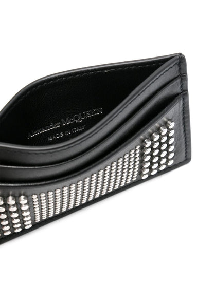 ALEXANDER MCQUEEN Mini Leather Card Holder