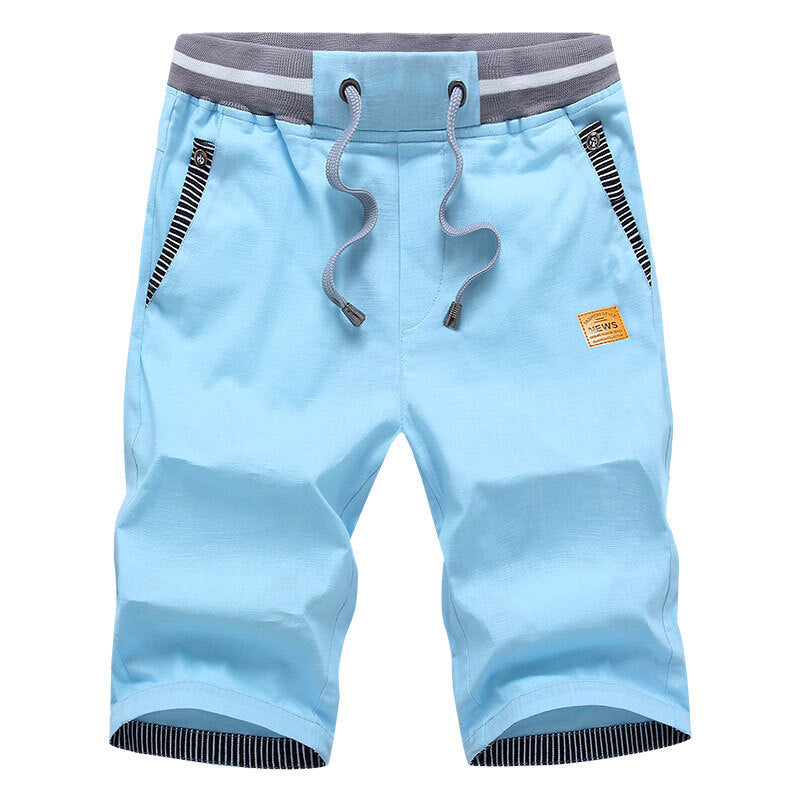 Mens Printed Quick-Dry Beach Shorts
