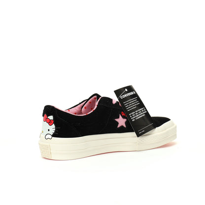 Hello Kitty x Converse One Star Suede Low "Black Pink"