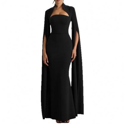 Slim Fit Bodycon Dress with Slit Sleeves