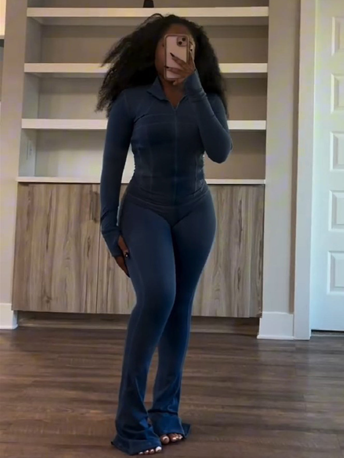 Womens Long Sleeve TwoPiece Set