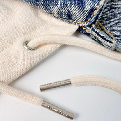 CELINE Washed Grey Denim Jacket – Casual Single-Breasted