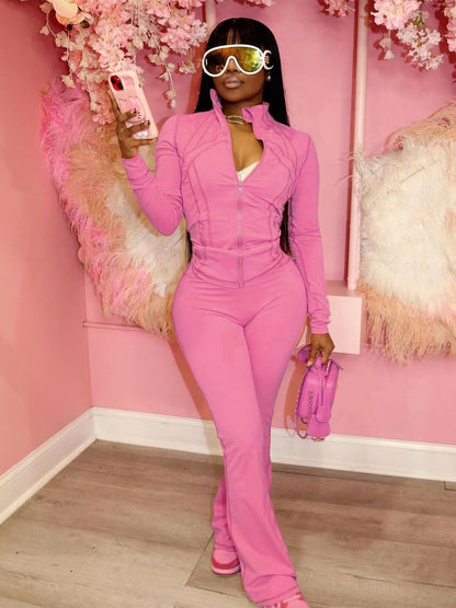 Womens Long Sleeve TwoPiece Set