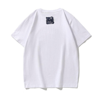 Bathing Ape Sand Camo Big Ape Head Tee White/Beige