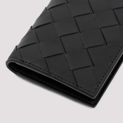 BOTTEGA VENETA Mini Intrecciato Card Holder with Flap - FW25