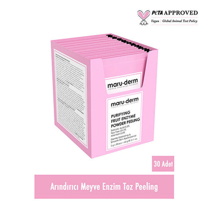Maruderm Exfoliating Powder Peel 60g - Gentle Salicylic Acid Formula | Skin Care