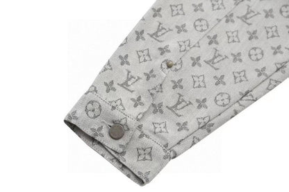 Louis Vuitton  Monogram Denim Jacket Grey