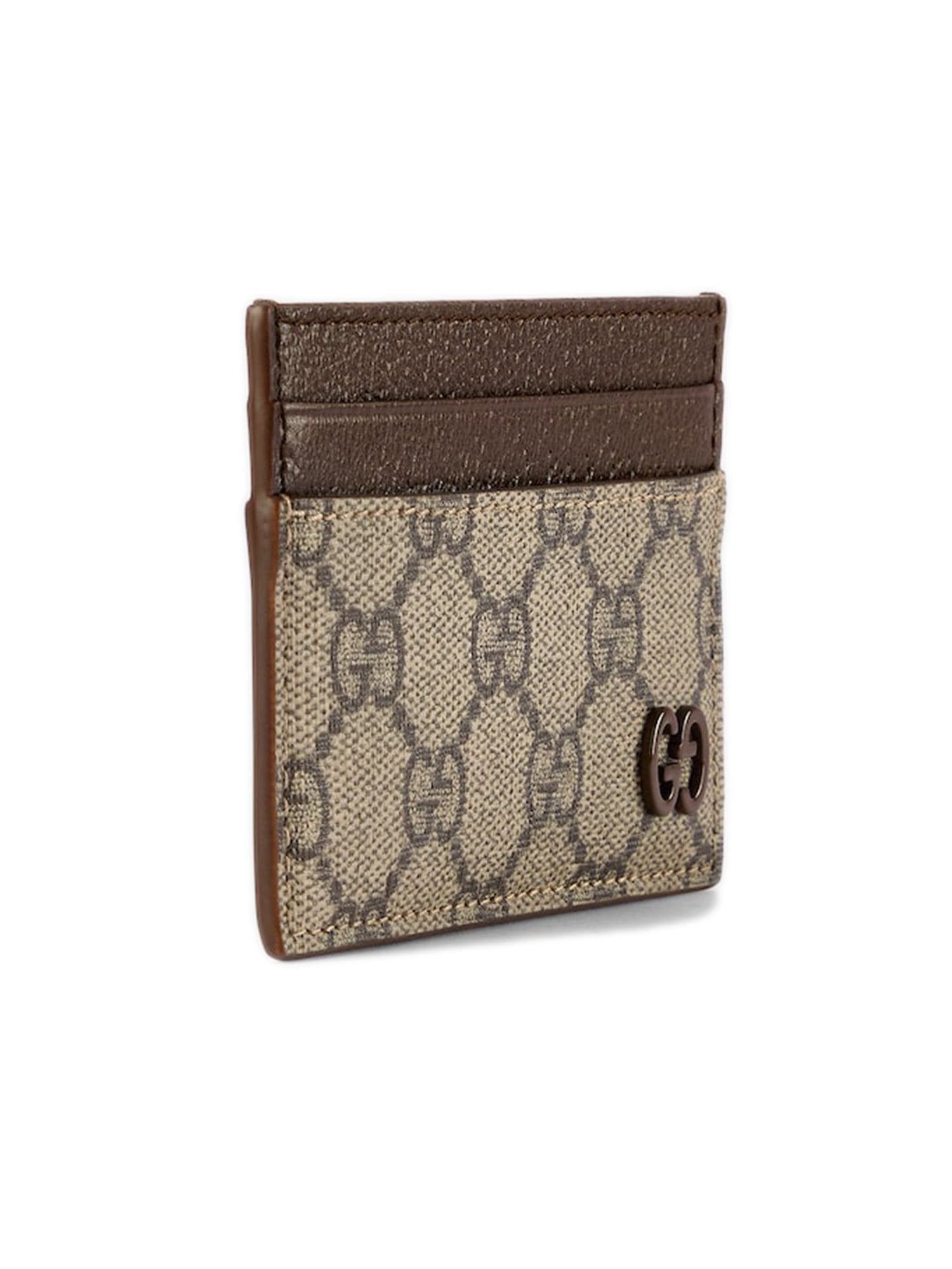 GUCCI Mini GG Bi-Color Card Case - Slim &amp; Stylish