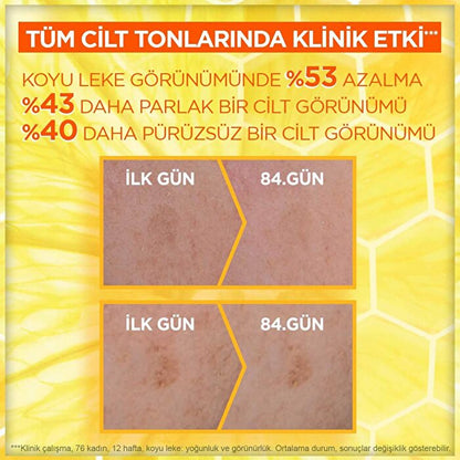 Garnier Vitamin C Daily Sunscreen SPF50+ - 40ml | Brightening Formula