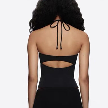 Exercise and fitness dance training top