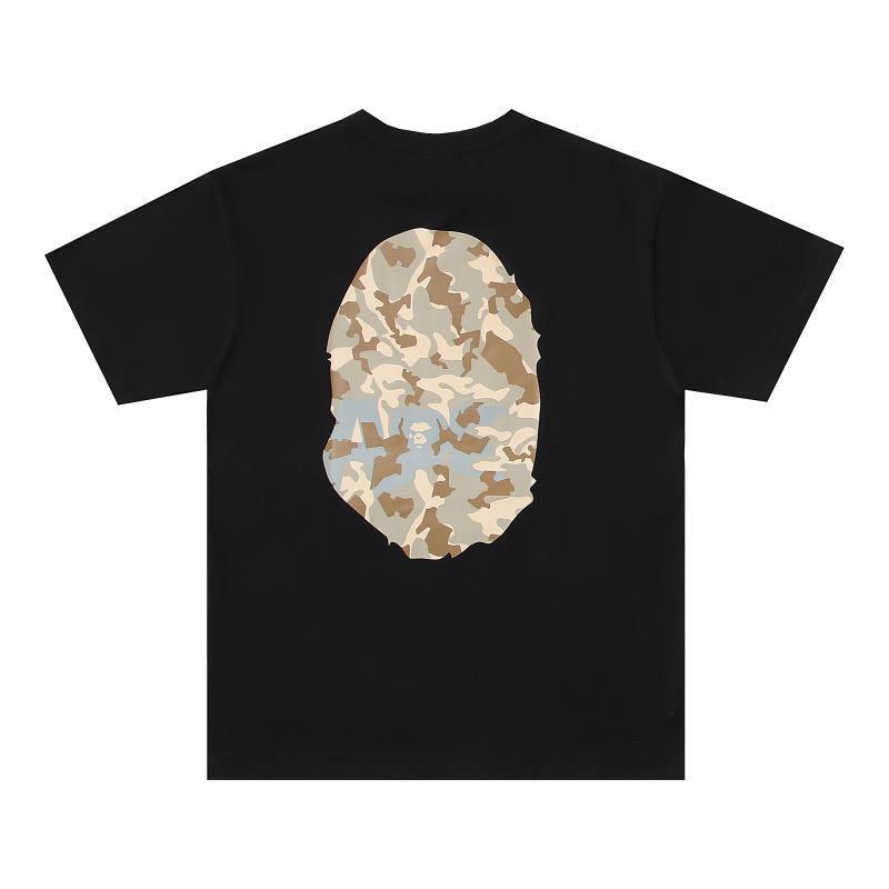 BATHING APE MEN T-SHIRT BAPE X HOT WHEELS APE HEAD TEE Black T-Shirt