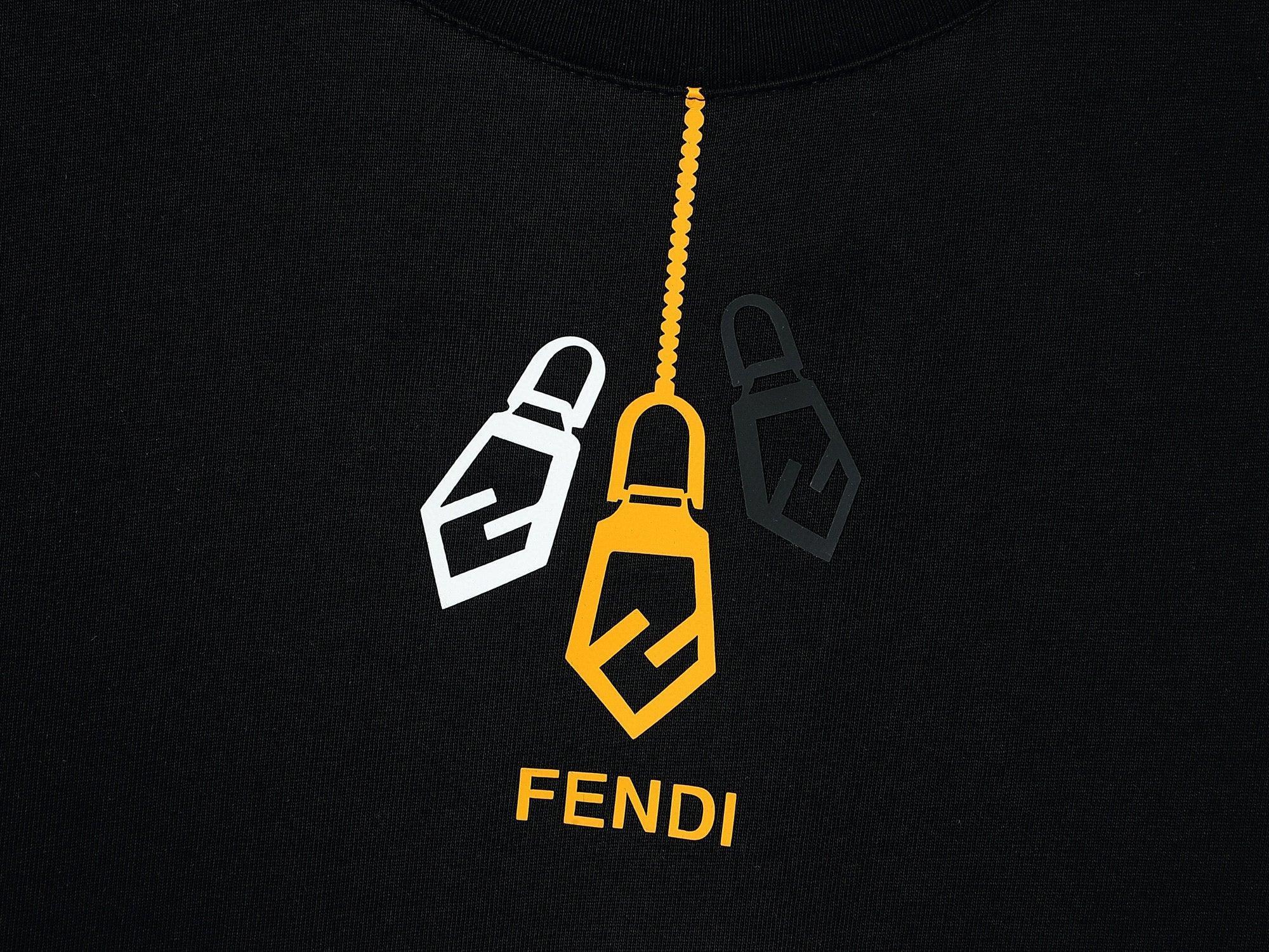 Fendi T-Shirt without Collar &