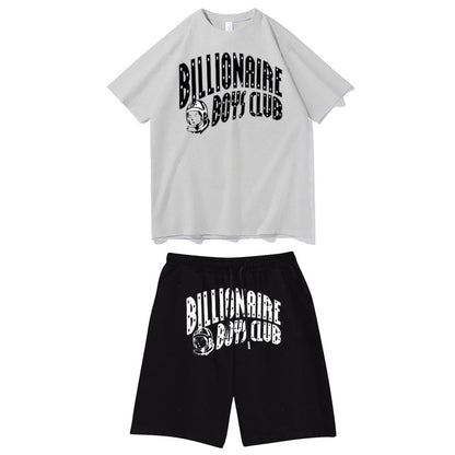 Fashionable street casual sporty short-sleeved suits