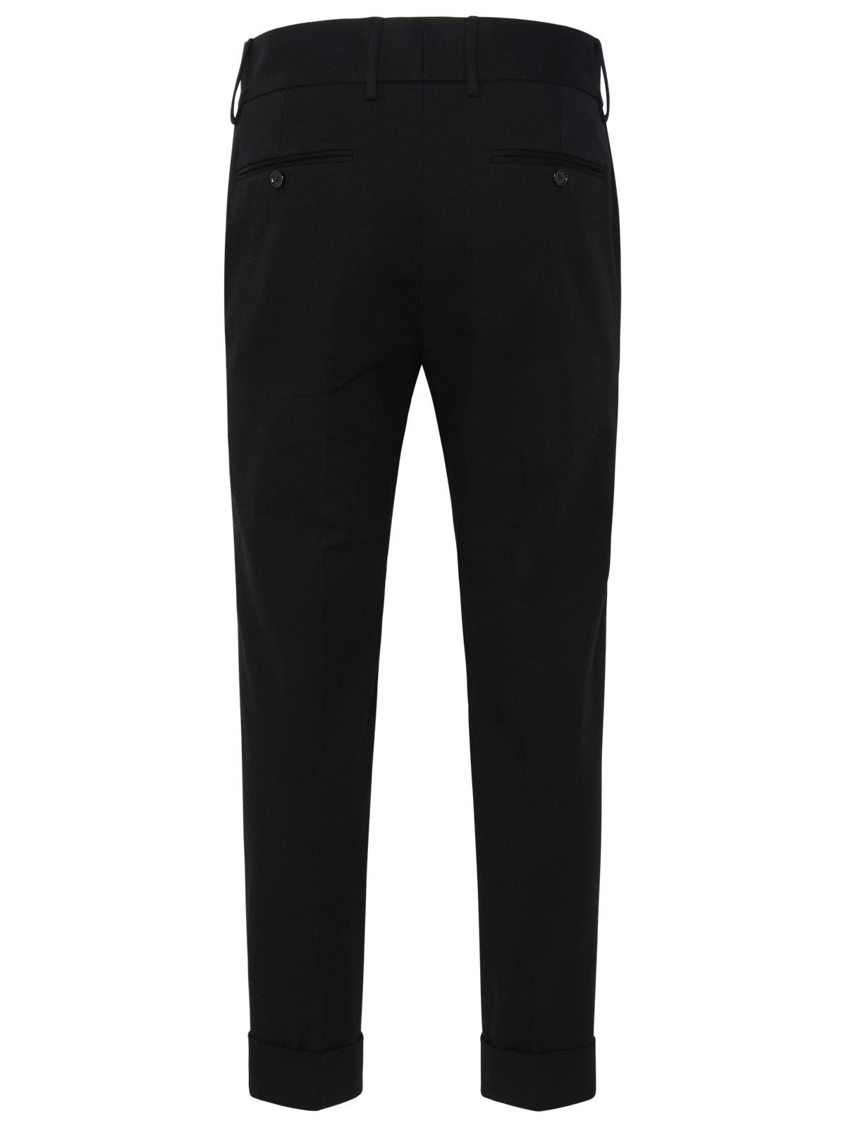 Dolce &amp; Gabbana Black Cotton Pants