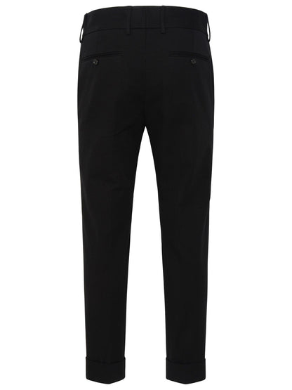 Dolce &amp; Gabbana Black Cotton Pants