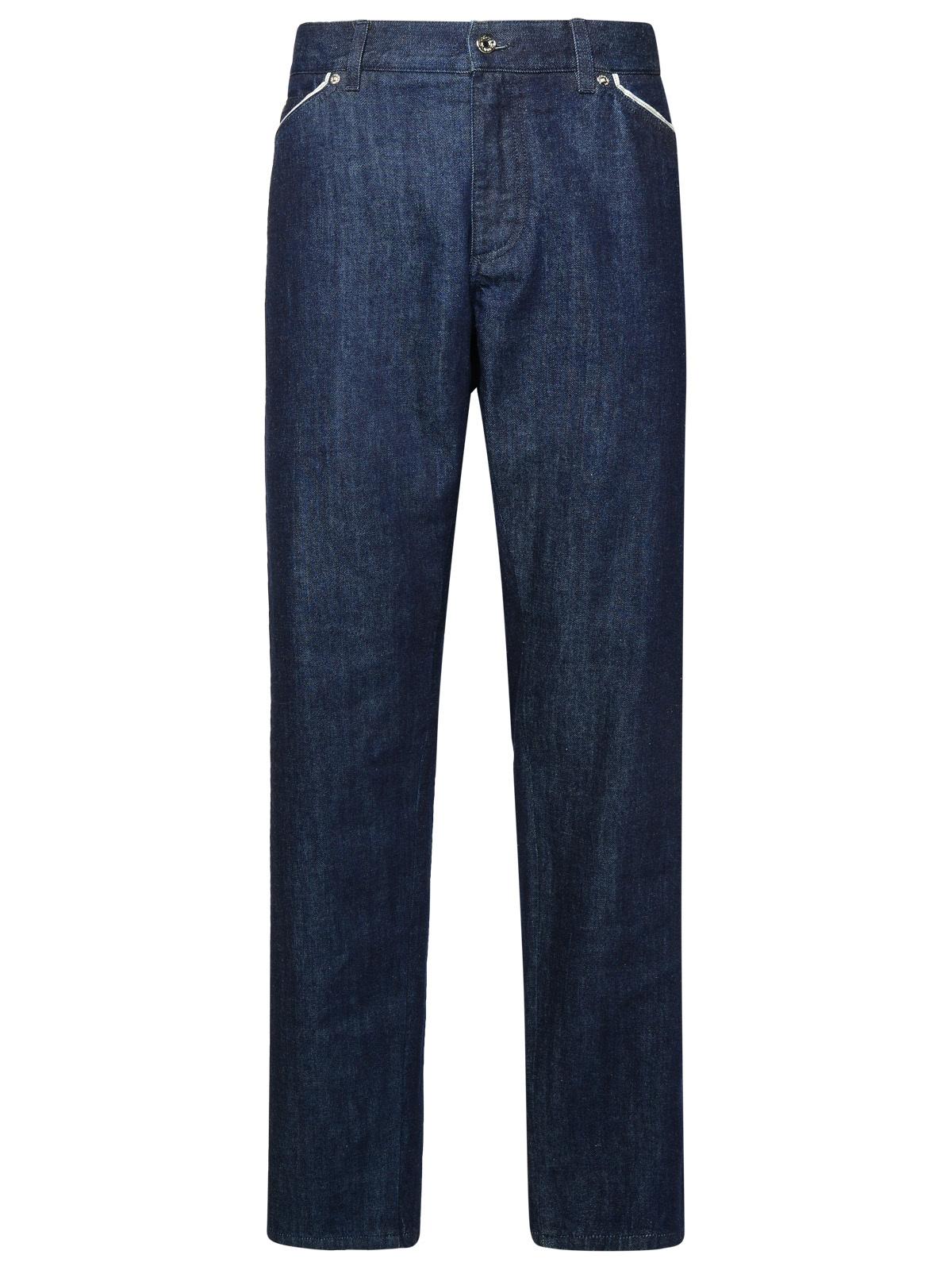 Dolce &amp; Gabbana Blue Cotton Jeans