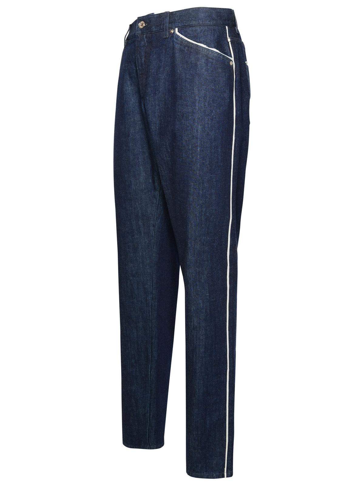 Dolce &amp; Gabbana Blue Cotton Jeans