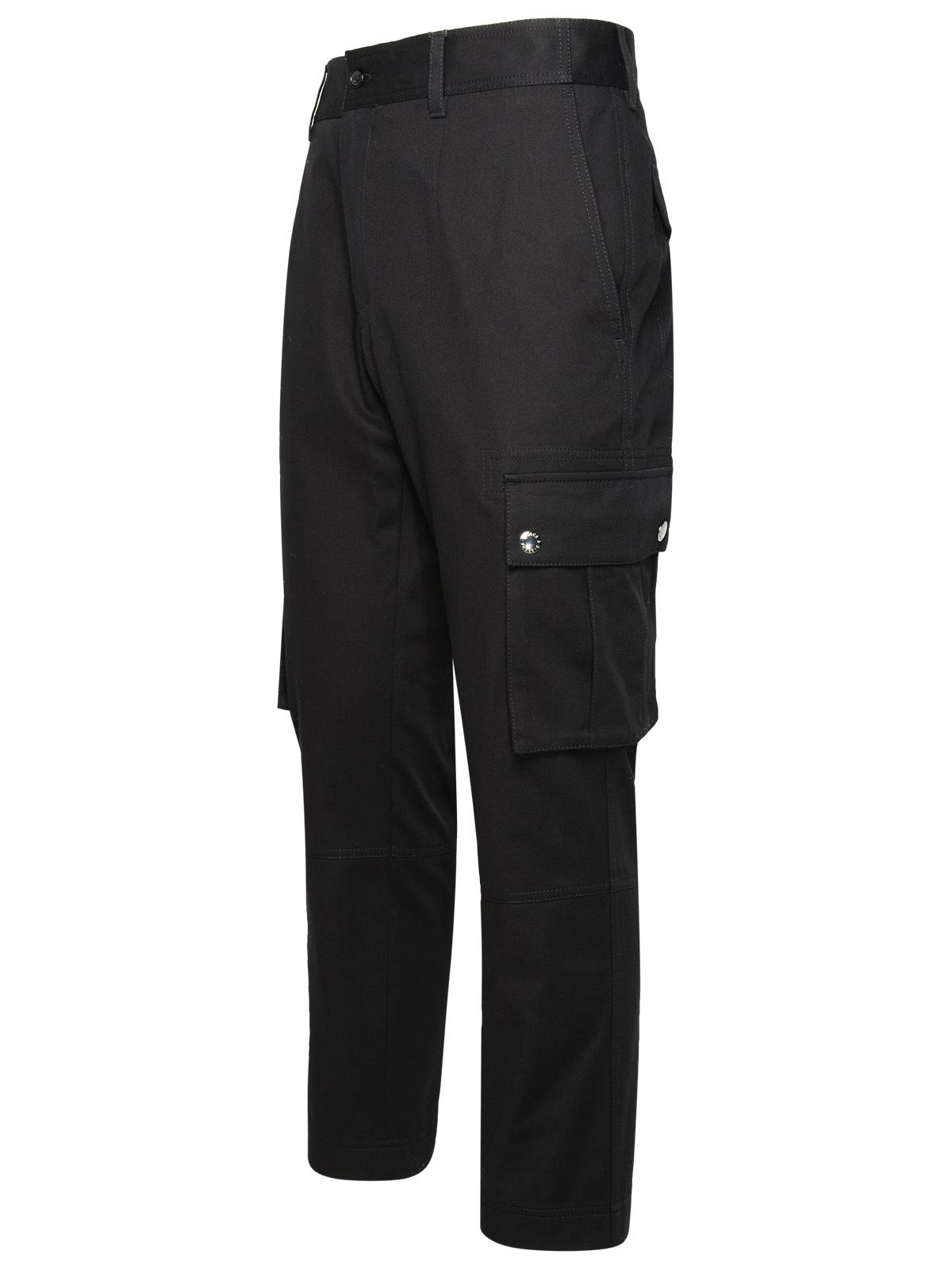 Dolce &amp; Gabbana Cargo Pants In Black Cotton