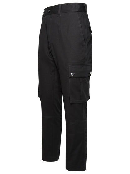Dolce &amp; Gabbana Cargo Pants In Black Cotton