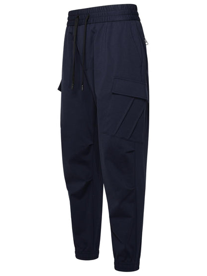 Dolce &amp; Gabbana Blue Cotton Blend Pants