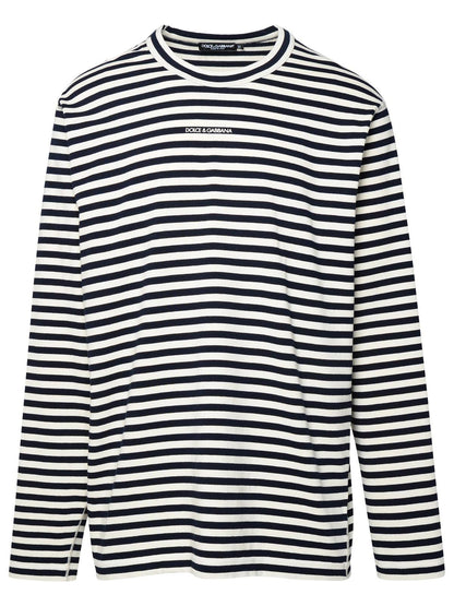 Dolce &amp; Gabbana Blue Cotton T Shirt
