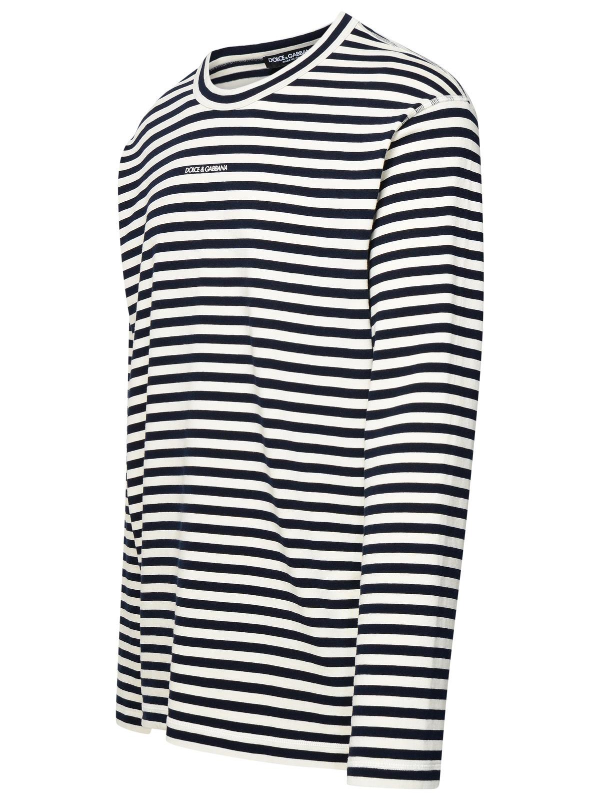 Dolce &amp; Gabbana Blue Cotton T Shirt