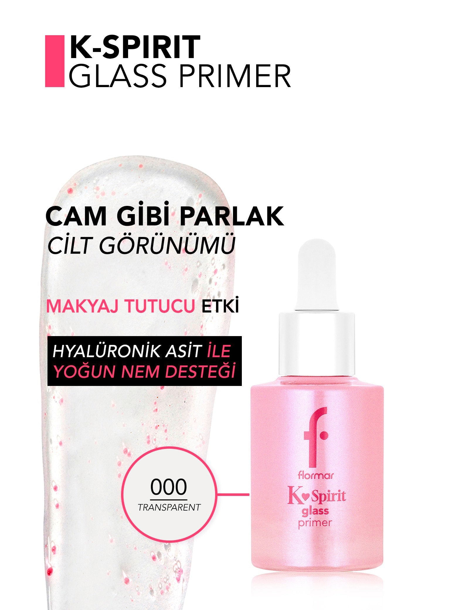 Flormar K-Spirit Glass Primer Smoothing &amp; Radiant Base 30ml
