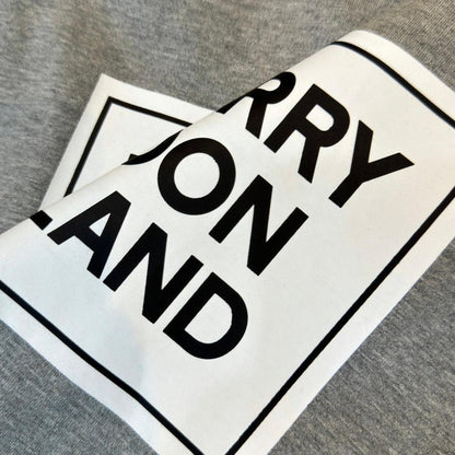 Burberry Grey T-Shirt Without Collar