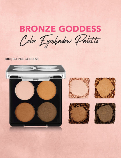 Flormar Color Palette Matte &amp; Shimmer 4-Color Eyeshadow Palette
