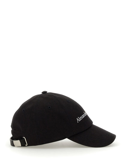 ALEXANDER MCQUEEN Logo Baseball Hat for Men