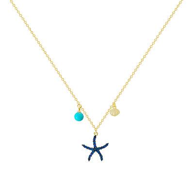 Color: 12 style - Holiday Earrings Feminine Style Starfish Personality Korean Nethong Travel Necklace