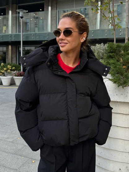 Womens Hooded Cotton Jacket