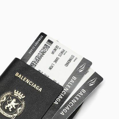BALENCIAGA Mini Matte Soft Leather Phone Holder