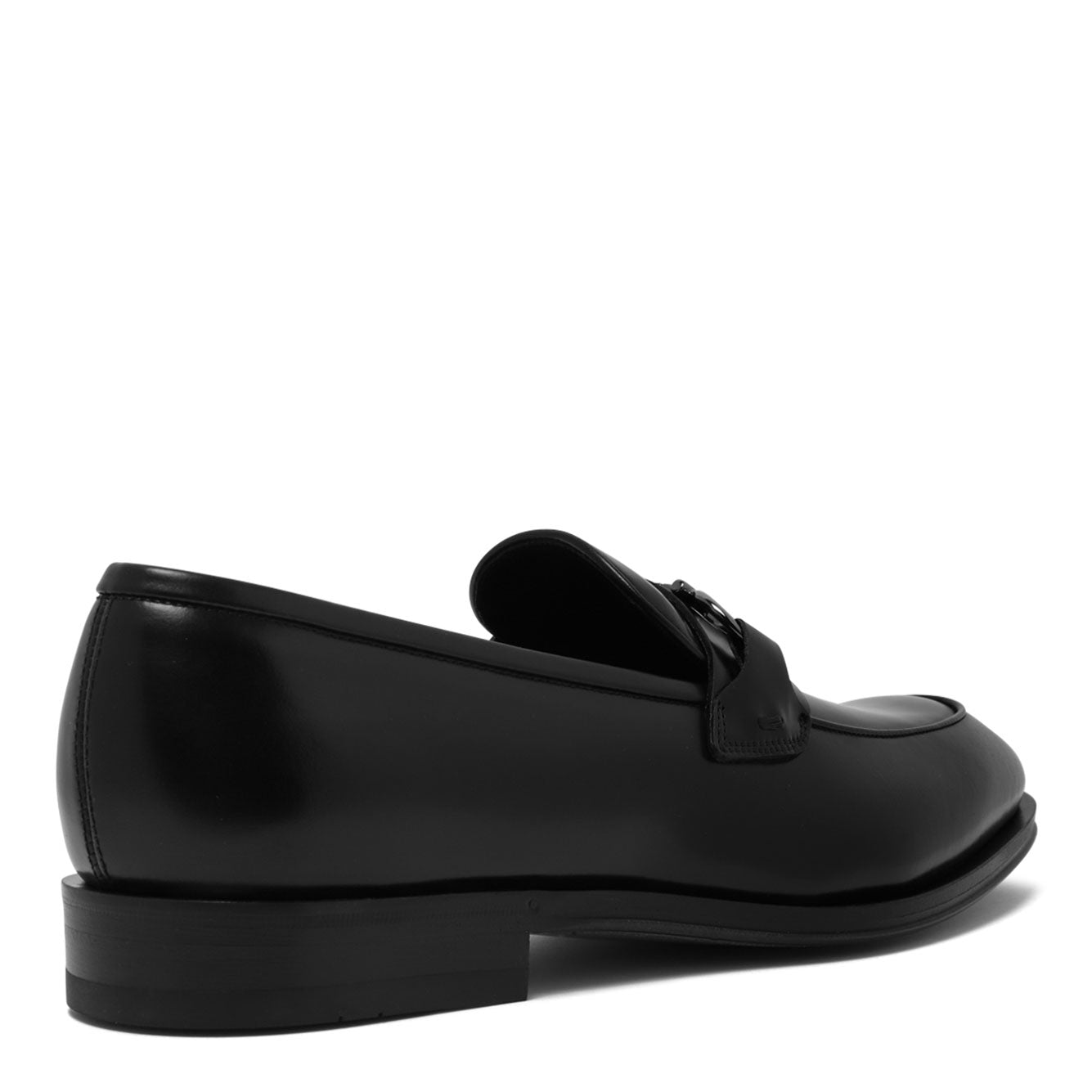 Ferragamo 100% Leather Moccasin Flat Shoes for Men