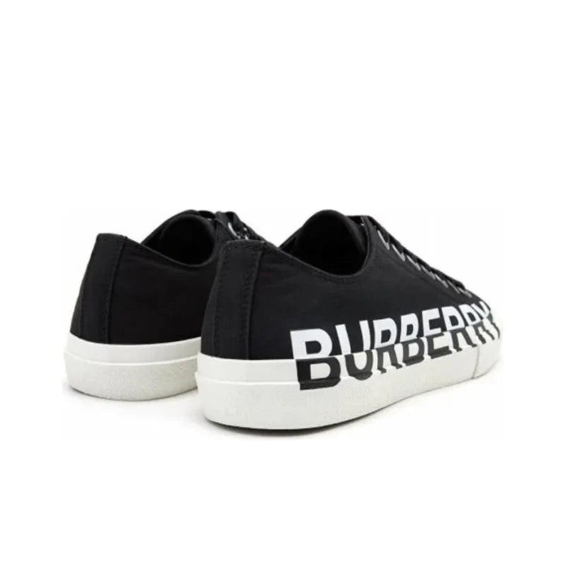 Burberry Logo Print Two Toned Sneakers &