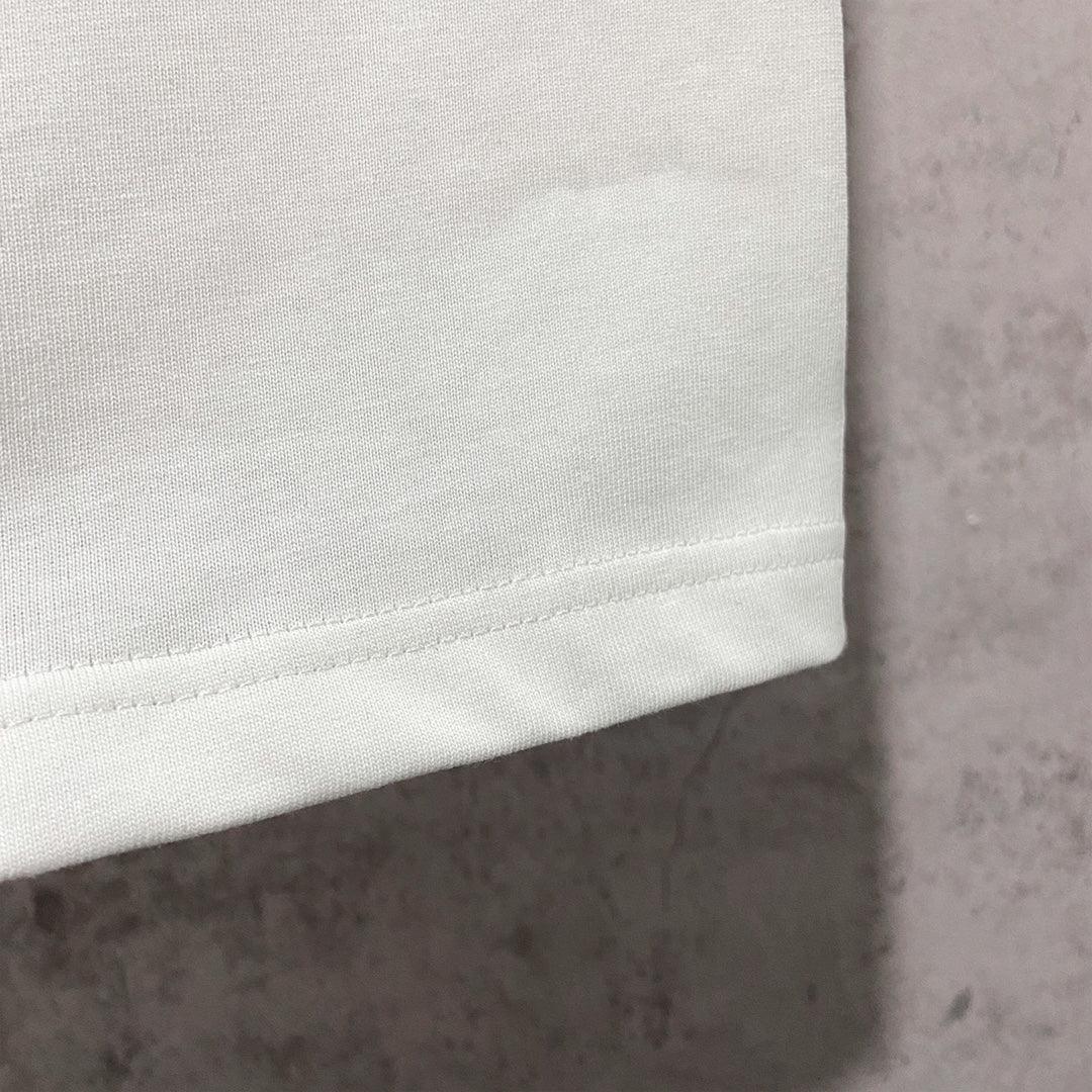 Balenciaga Cream T-Shirt Without Collar