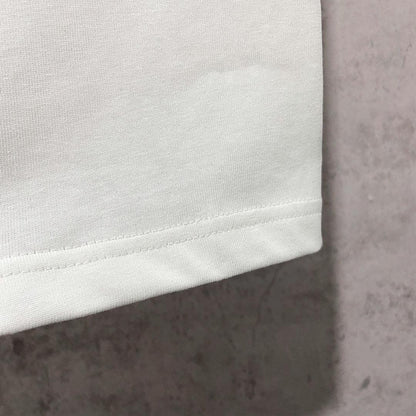 Balenciaga Cream T-Shirt Without Collar