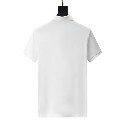 Fendi White T-shirt with Collar