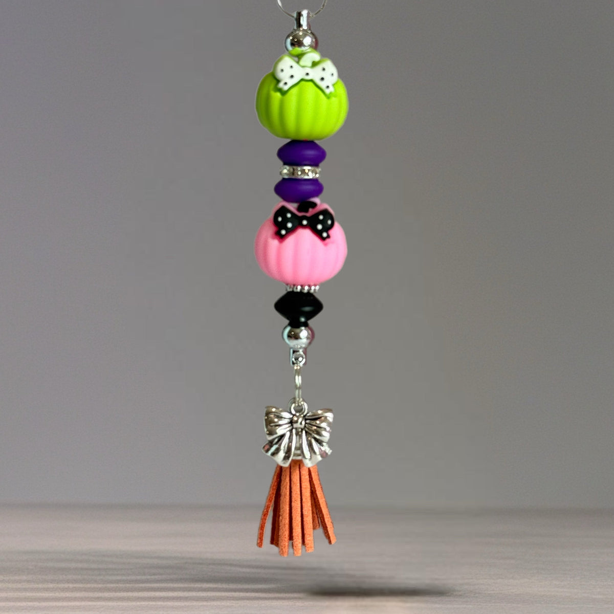 Halloween Pumpkin Bar Charm - Tumbler Handle Charm