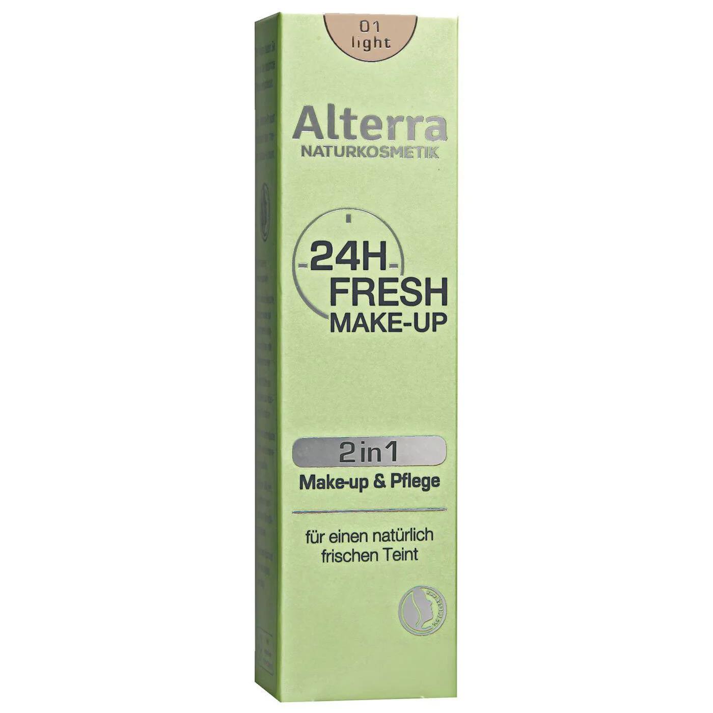 Alterra 24h Fresh Foundation in 01 Light 30 ml