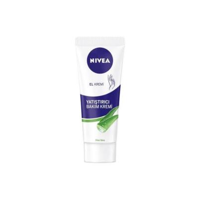 Nivea Soothing Aloe Vera Hand Cream for Dry Skin - Moisturizing Hand Lotion with Jojoba Oil for Soft &amp; Hydrated Hands