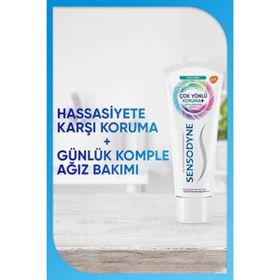 Sensodyne Sensitive Toothpaste for Daily Use - Fresh Breath &amp; Multi-Protection Formula