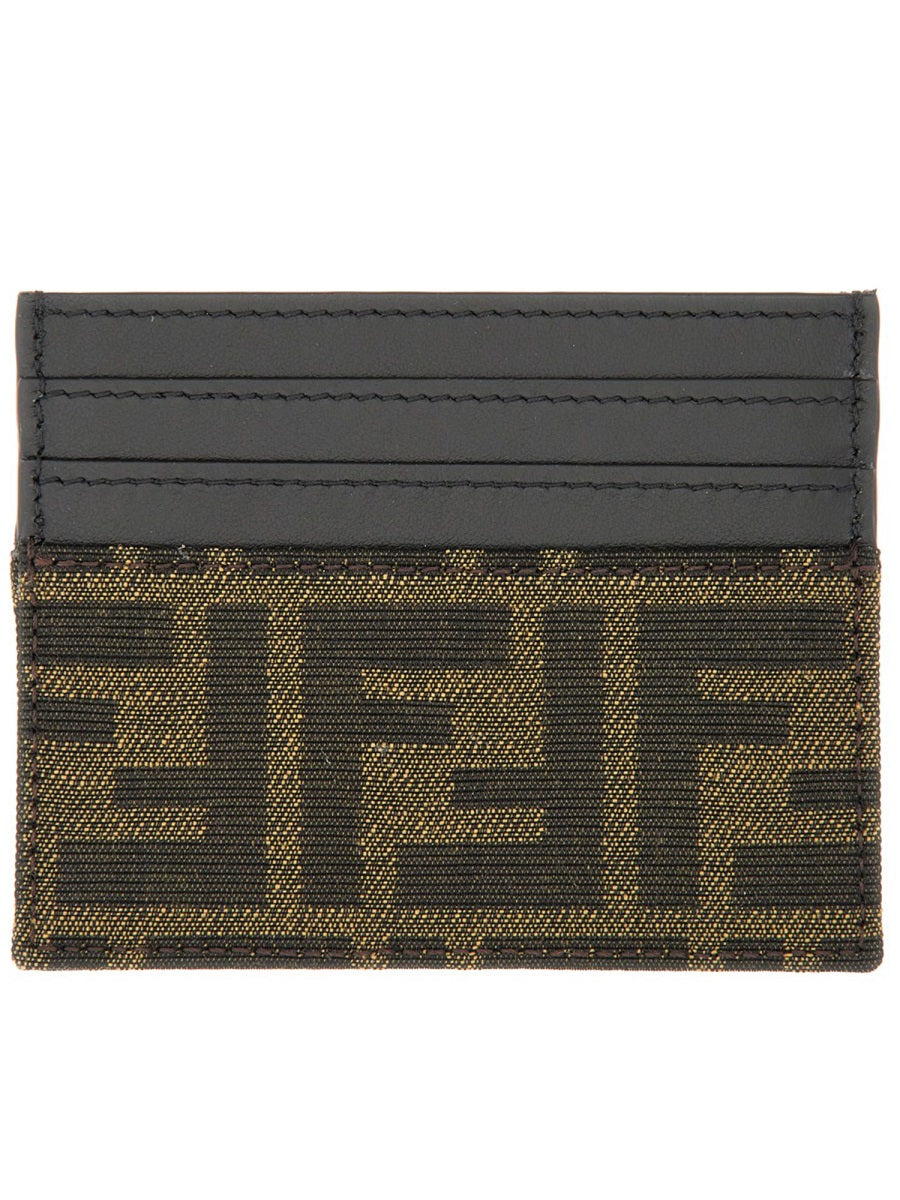 FENDI Mini Jacquard Card Holder - FW25