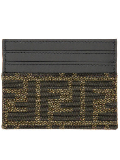FENDI Mini Jacquard Card Holder - FW25