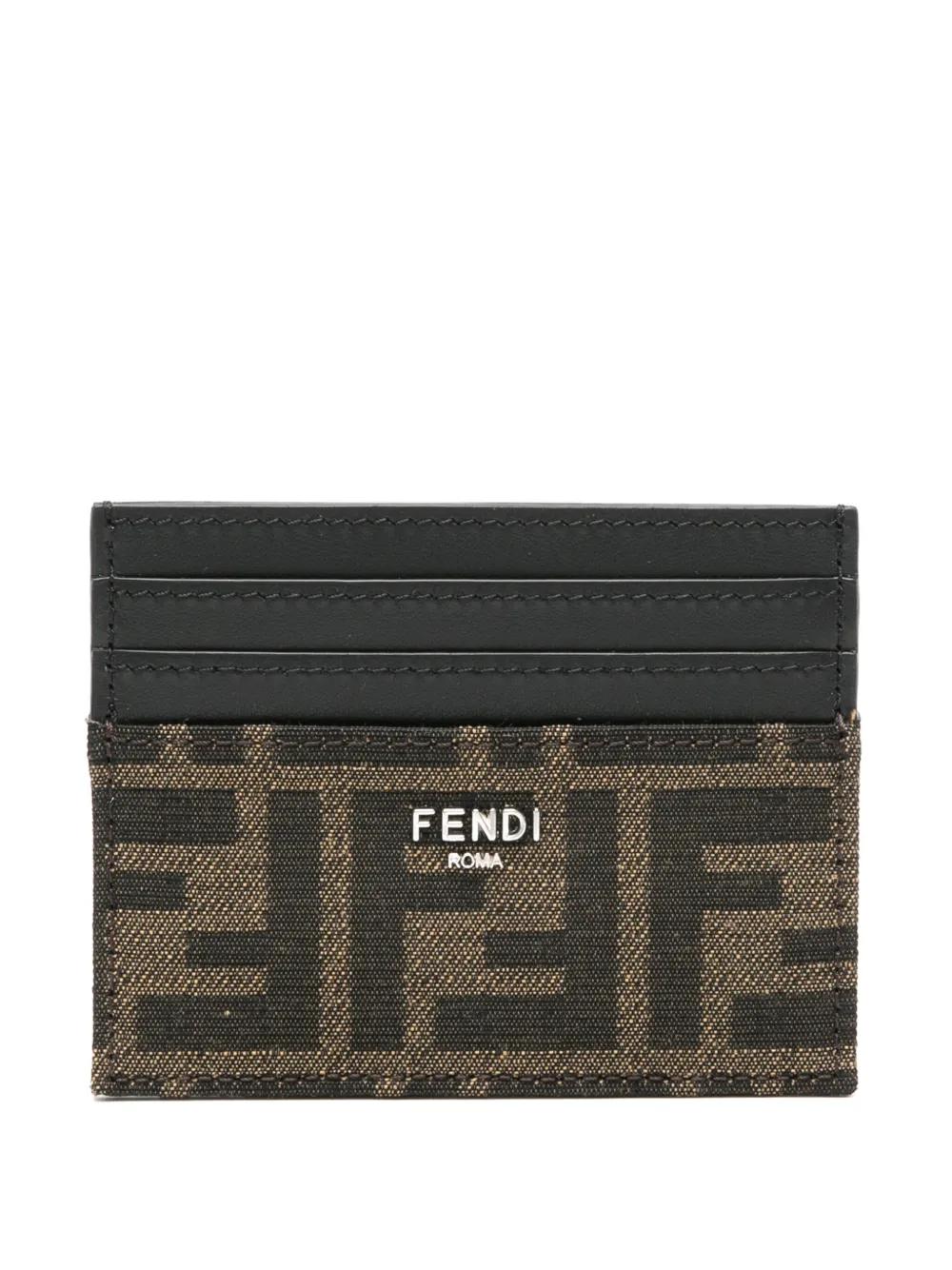 FENDI Mini Jacquard Card Holder - FW25