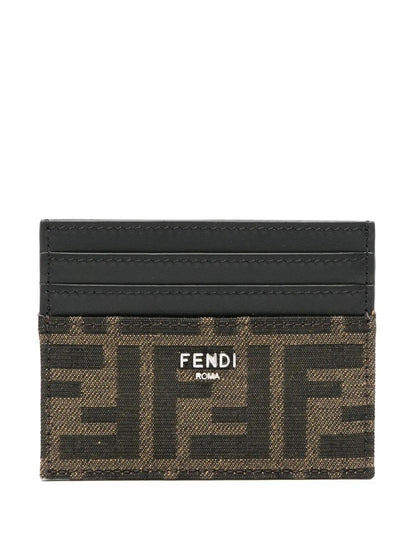 FENDI Mini Jacquard Card Holder - FW25