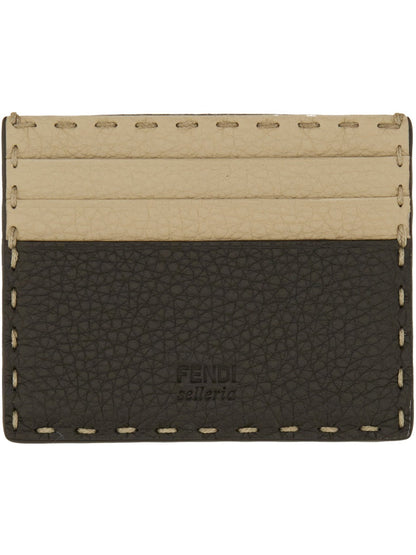 FENDI Mini Leather Card Holder